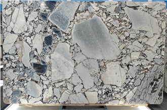 Chinese Bulgari Marble Slabs For Wall Decor And Flooring