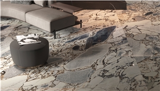 Chinese Bulgari Marble Slabs For Wall Decor And Flooring
