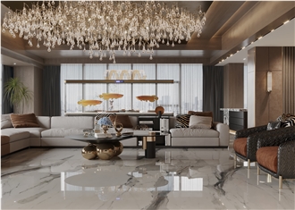 Chinese  Calacatta White Marble Slabs For Panels Wall
