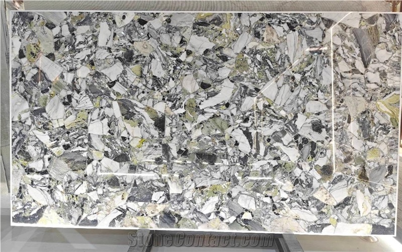 Cold Jade Marble Slabs For Kitchen Countertop Decoration