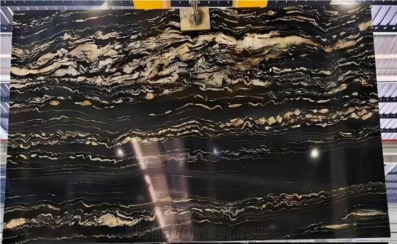 Cosmos Gold Granite Slabs For Kitchen Countertops Wall Tile