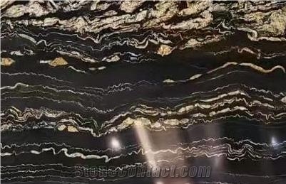 Cosmos Gold Granite Slabs For Kitchen Countertops Wall Tile