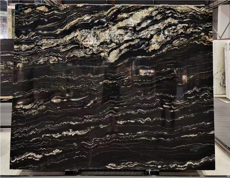 Cosmos Gold Granite Slabs For Kitchen Countertops Wall Tile