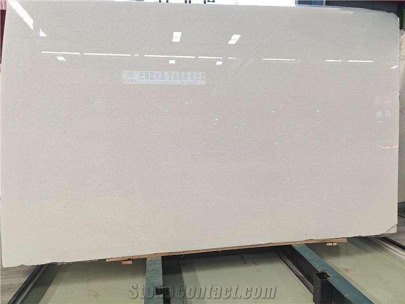 Crystal White Marble Slabs For Wall And Kitchen Island Table