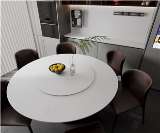 Crystal White Marble Slabs For Wall And Kitchen Island Table