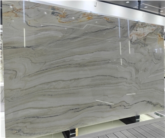 Fusion Gold Quartzite Slabs For Wall And Flooring
