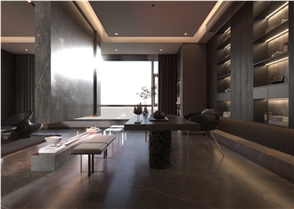 Gold Inlaid With Jade Marble Slabs For Home Wall Decoration