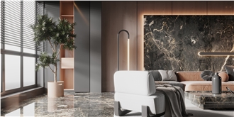 Golden Galaxy Marble Slabs For Parlour Floor And Decoration