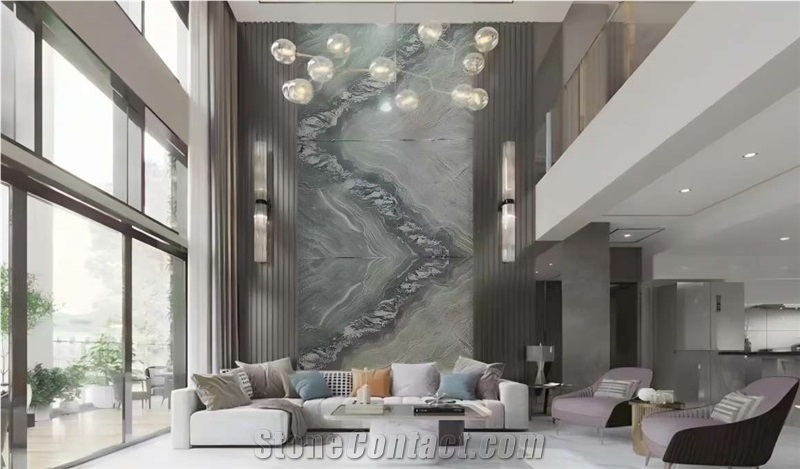 Green Maestro Marble Slabs For Background Wall Decoration
