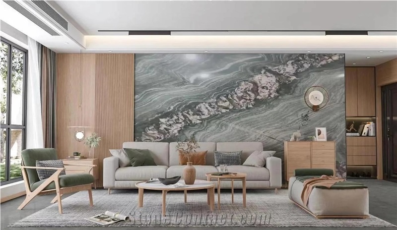 Green Maestro Marble Slabs For Background Wall Decoration
