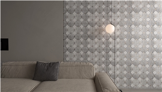 Marble Water Jet Mosaic Tiles For Kitchen Wall And Floor