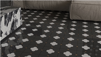 Marble Water Jet Mosaic Tiles For Kitchen Wall And Floor