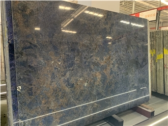 New Sodalite Blue Granite Slabs For Villa Decoration