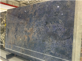 New Sodalite Blue Granite Slabs For Villa Decoration