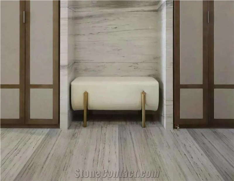 Palissandro White Marble Slabs For Home Wall Decoration
