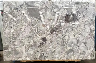 Pandora White Marble Slabs For Kitchen Island And Flooring