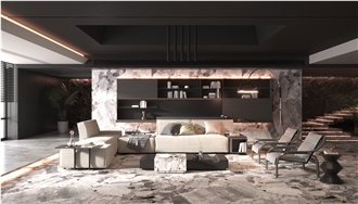 Pandora White Marble Slabs For Kitchen Island And Flooring