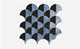 Pearl Shell Marble Mosaic Tiles For Kitchen Pool Decoration