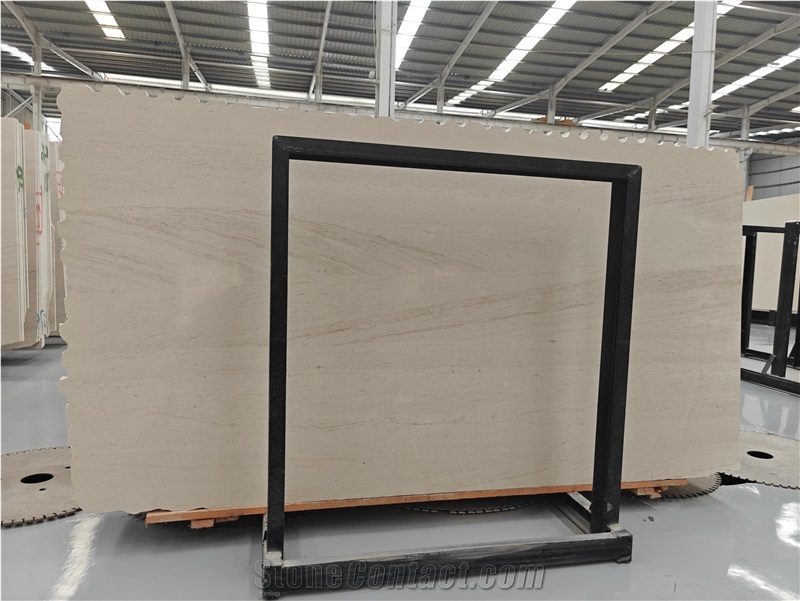 Polished Moleanos White Limestone Slabs For Wall Decoration