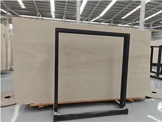 Polished Moleanos White Limestone Slabs For Wall Decoration