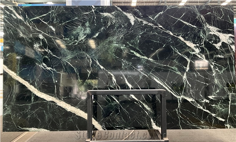 Prada Green Marble Slabs For Home Wall And Floor Decoration