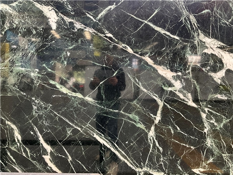 Prada Green Marble Slabs For Home Wall And Floor Decoration