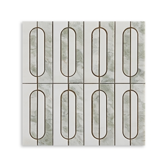 Quality Rectangular Marble Mosaic Tiles For Home Decoration