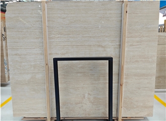 Roman Travertine Slabs For Wall Table Flooring Decoration