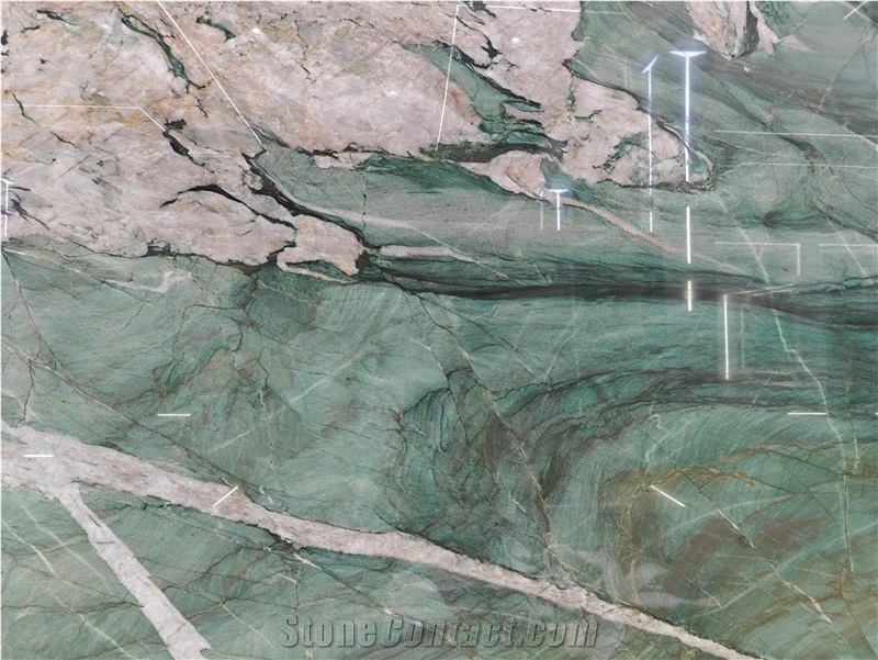 Royal Green Quartzite Slabs For Wall Tile Home Decoration