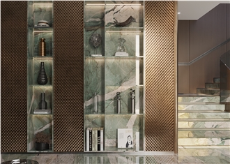 Royal Green Quartzite Slabs For Wall Tile Home Decoration