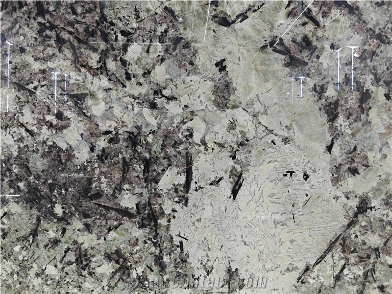 Splendor White Luxury Granite Slabs For Home Wall Decoration