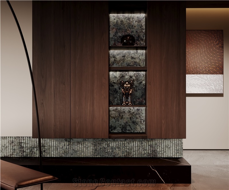Splendor White Luxury Granite Slabs For Home Wall Decoration