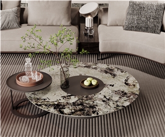 Splendor White Luxury Granite Slabs For Home Wall Decoration