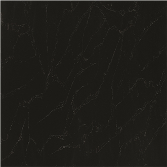 Black Quartz Slabs For Building Ornaments