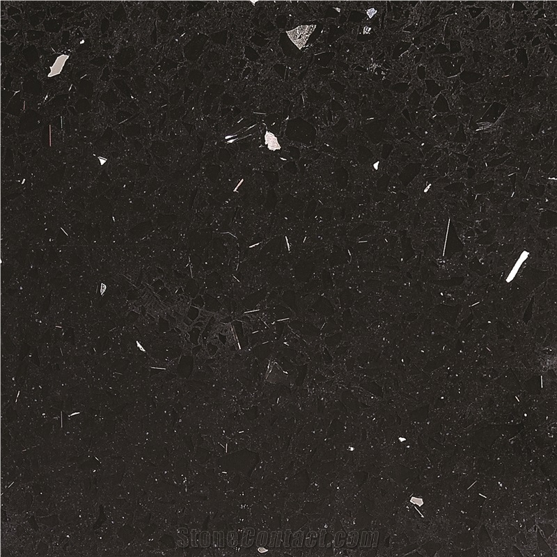 Black Quartz Slabs For Garden Landscape