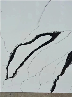 China Panda White Engineering Quartz Artificial Stone Slabs