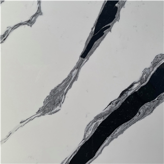 China Panda White Engineering Quartz Artificial Stone Slabs