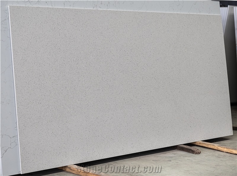 Crystal White Quartz Tiles For  Decor