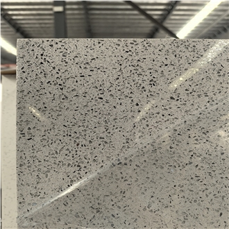 Factory Supply Particle Grey Quartz Slabs