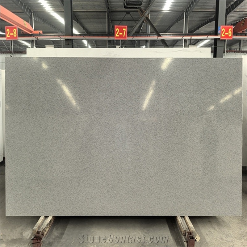 Factory Supply Particle Grey Quartz Slabs