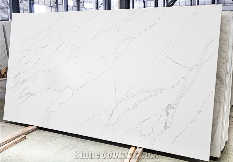 Flamed And Brush Quartz Tiles For Industrial Use