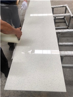 Guangdong Xiongjie Pure Crystal White Quartz Slabs