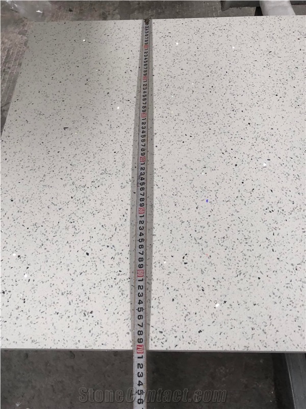 Guangdong Xiongjie Pure Crystal White Quartz Slabs