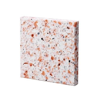 Pink Artificial Stone Slabs For Kitchen Counter Top