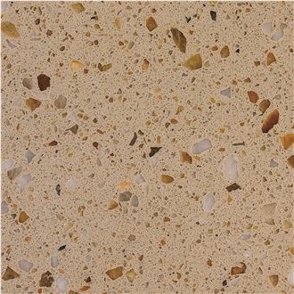 Polished Artificial Particle Quartz Tiles Interior Use