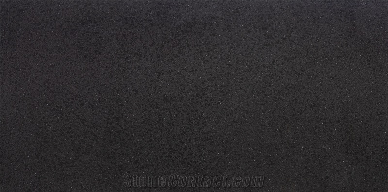 Polished Black Quartz Slabs For Building Decoration