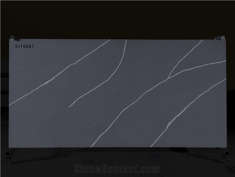 Silver Quartz Slabs For High-End Hotels, Flower Arranging