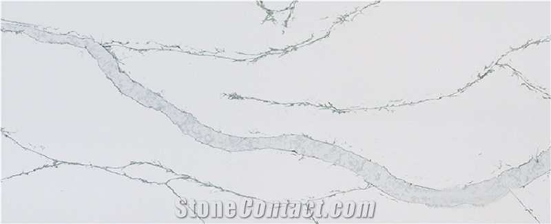 White Artificial Stone Slabs Engineering Decoration