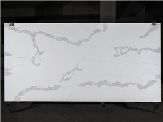 White Artificial Stone Slabs For Kitchen Counter