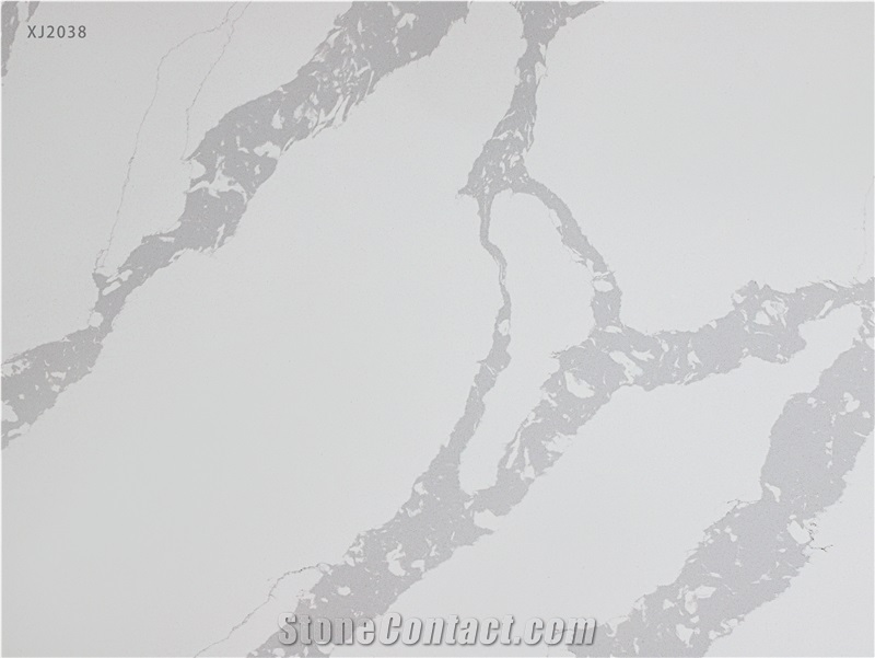 White Quartz Slabs For Industrial Materials